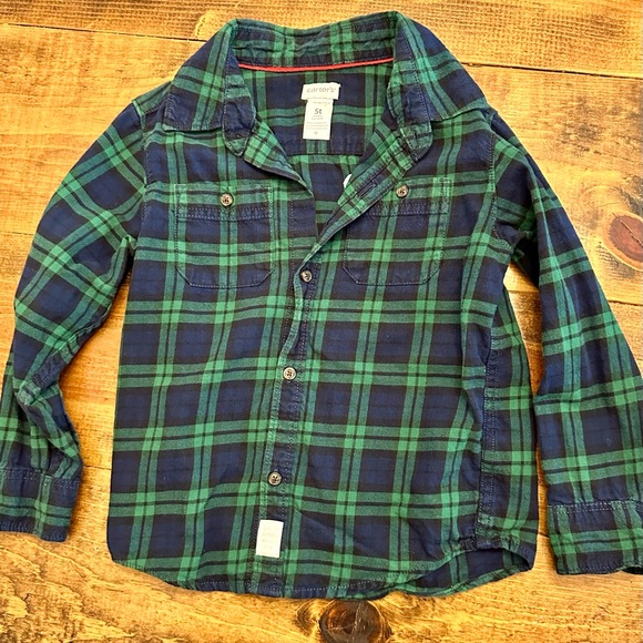 Carter’s - Boys Button Down - Size 5T - Picture 1 of 3